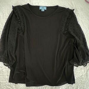 Black CeCe top